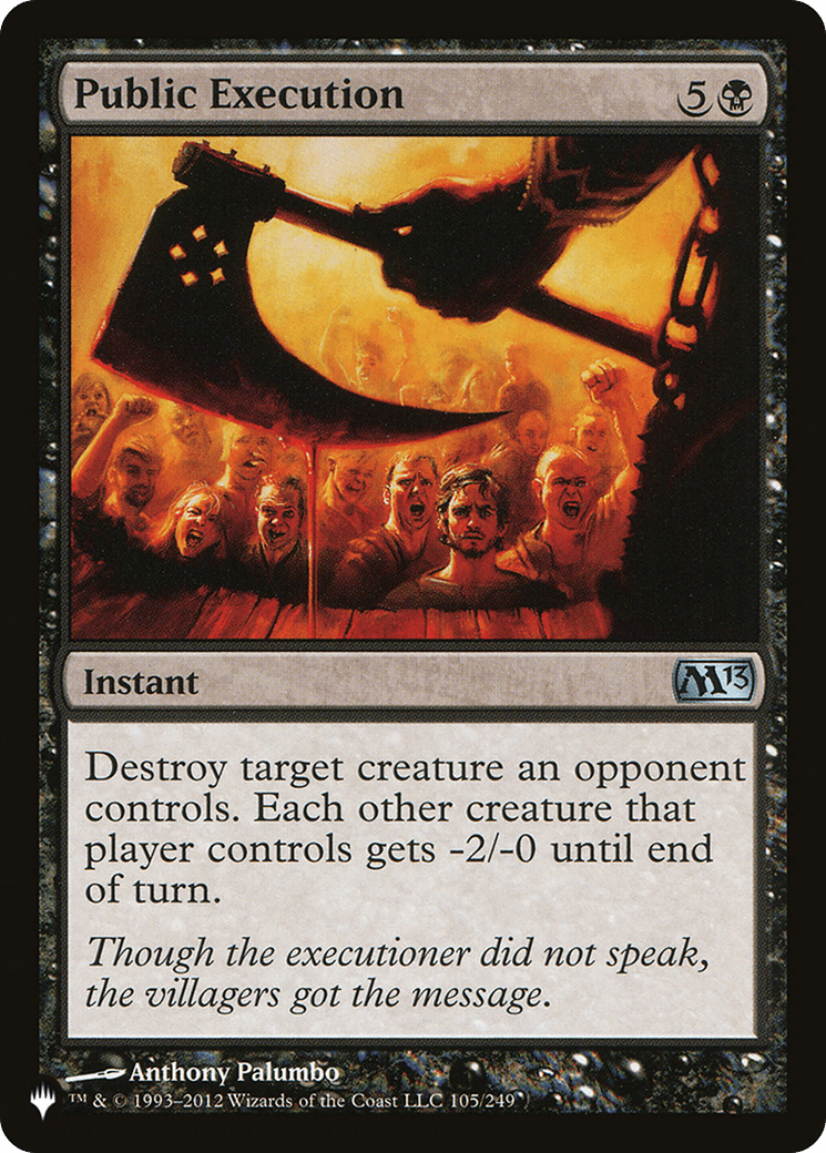 Public Execution [The List] MTG Single Magic: The Gathering  | Multizone: Comics And Games