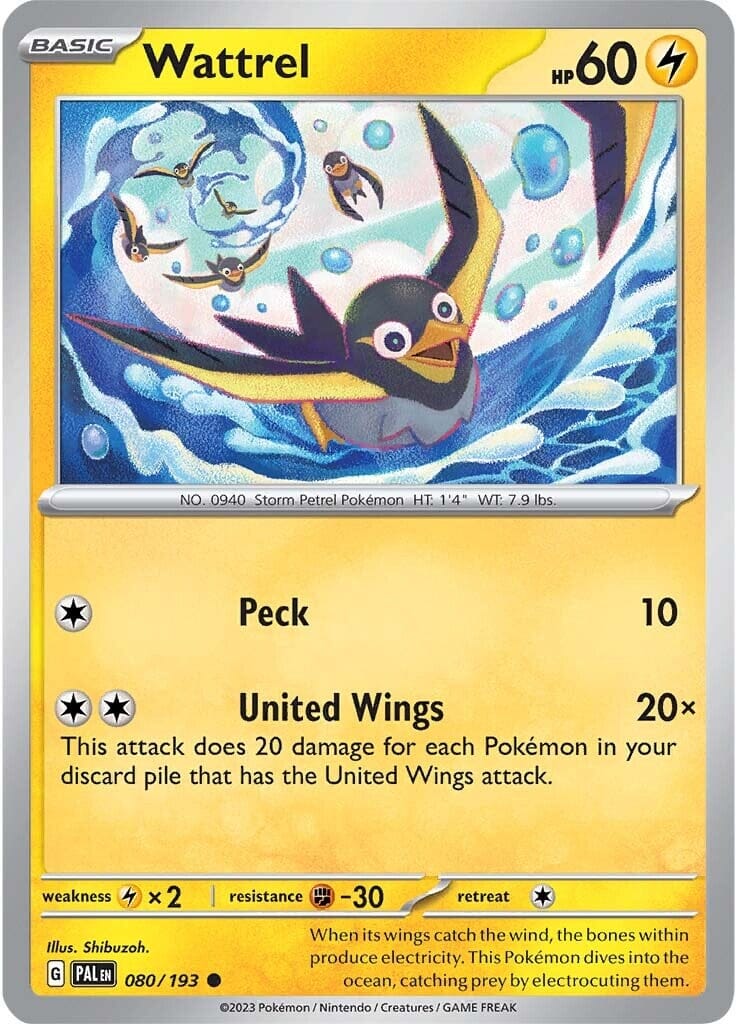 Wattrel (080/193) [Scarlet & Violet: Paldea Evolved] Pokemon Single Pokémon  | Multizone: Comics And Games