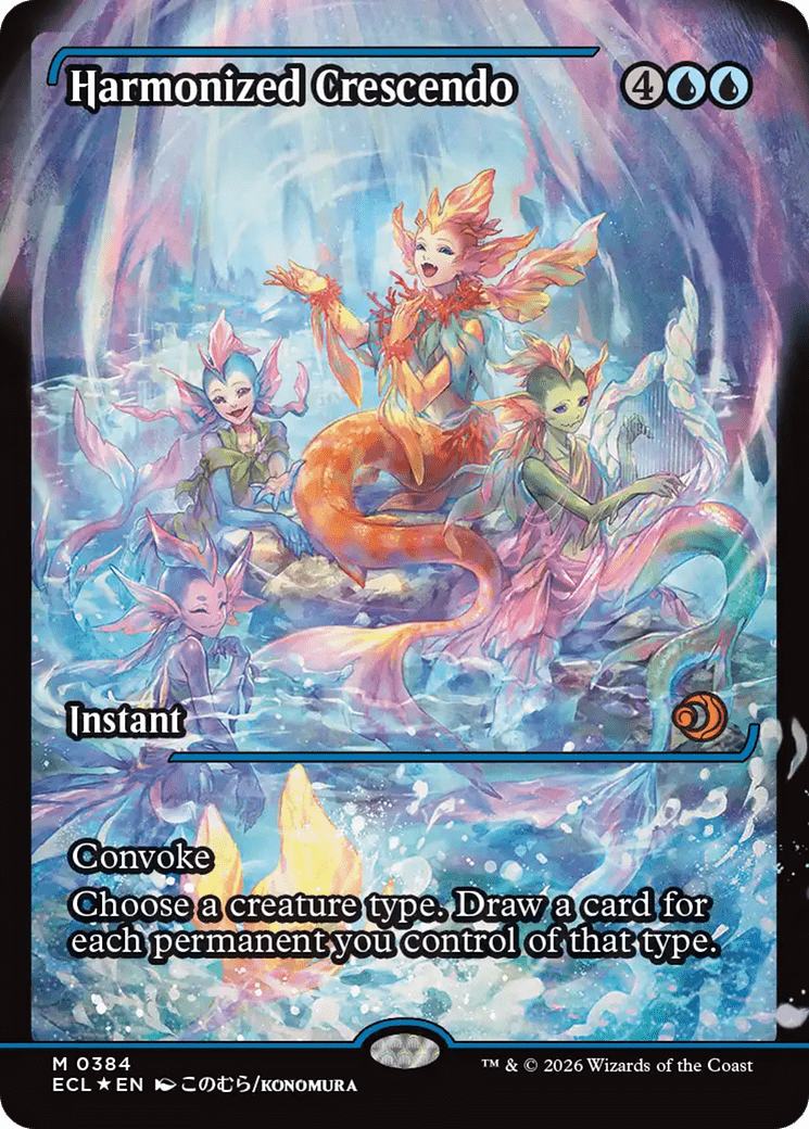 Harmonized Crescendo (0384) (Showcase) [Lorwyn Eclipsed] MTG Single Magic: The Gathering  | Multizone: Comics And Games