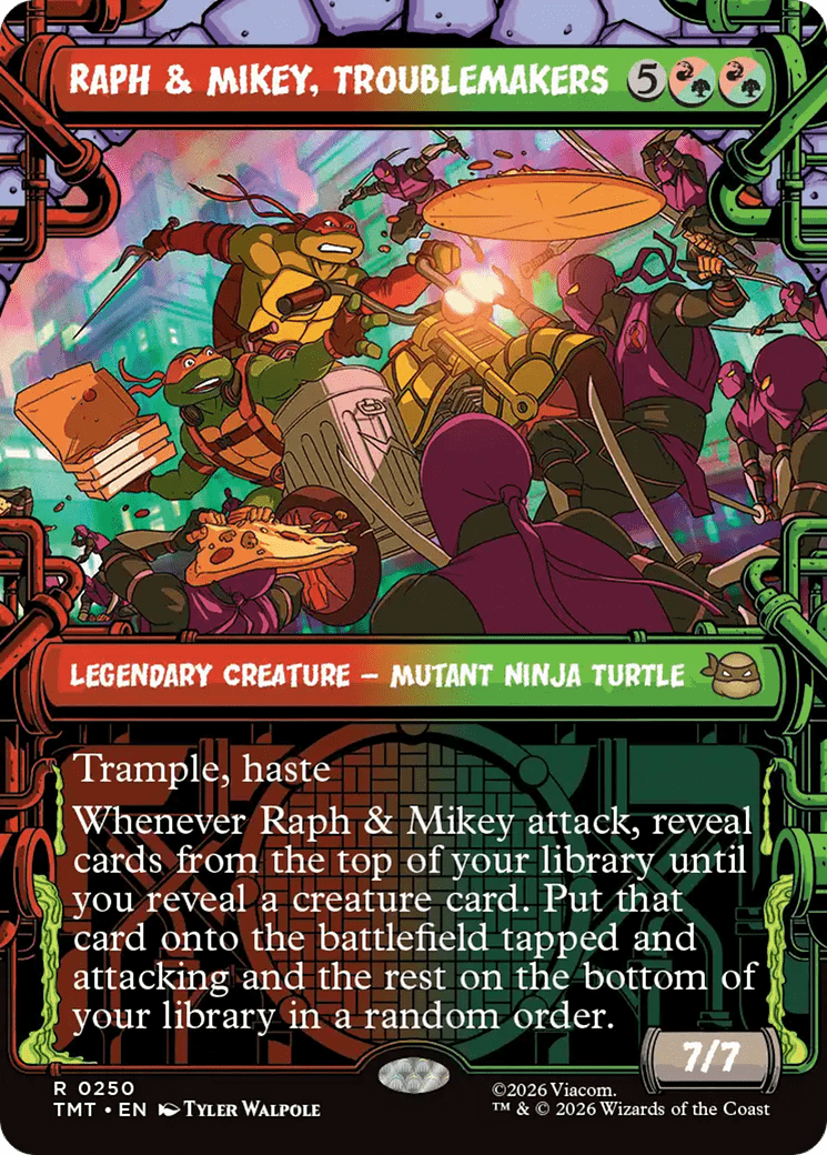 Raph & Mikey, Troublemakers (Showcase) [Teenage Mutant Ninja Turtles] MTG Single Magic: The Gathering  | Multizone: Comics And Games
