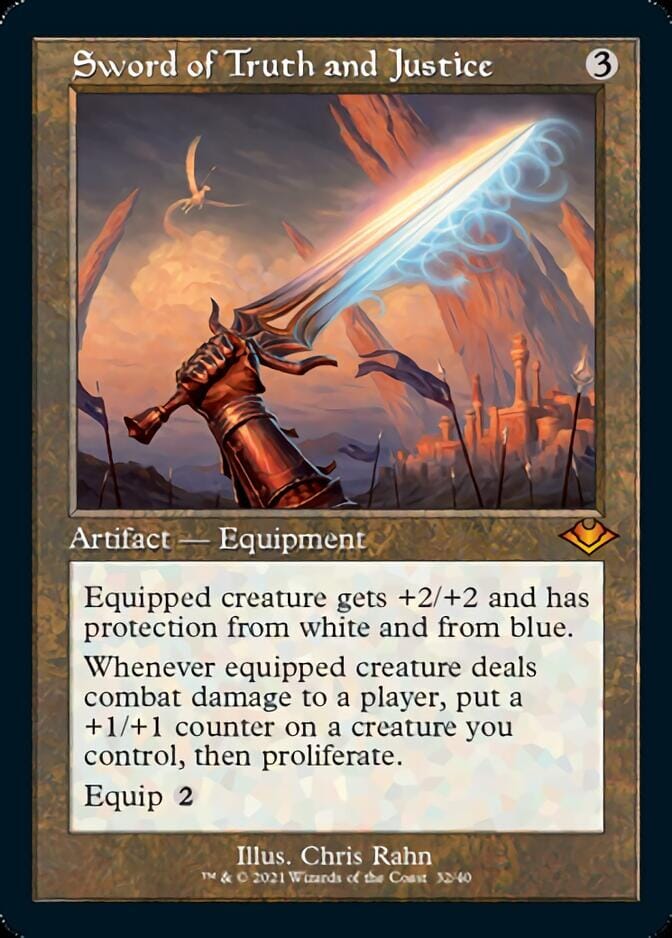 Sword of Truth and Justice (Retro) [Modern Horizons] MTG Single Magic: The Gathering  | Multizone: Comics And Games