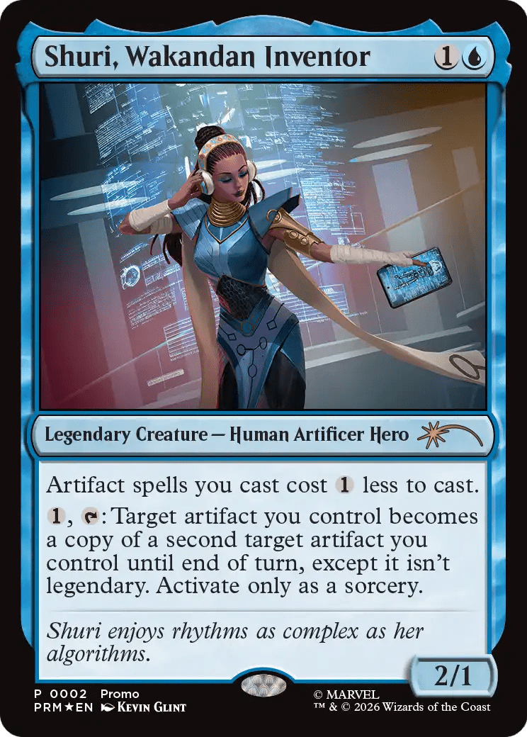 Shuri, Wakandan Inventor [Media Promos] MTG Single Magic: The Gathering  | Multizone: Comics And Games