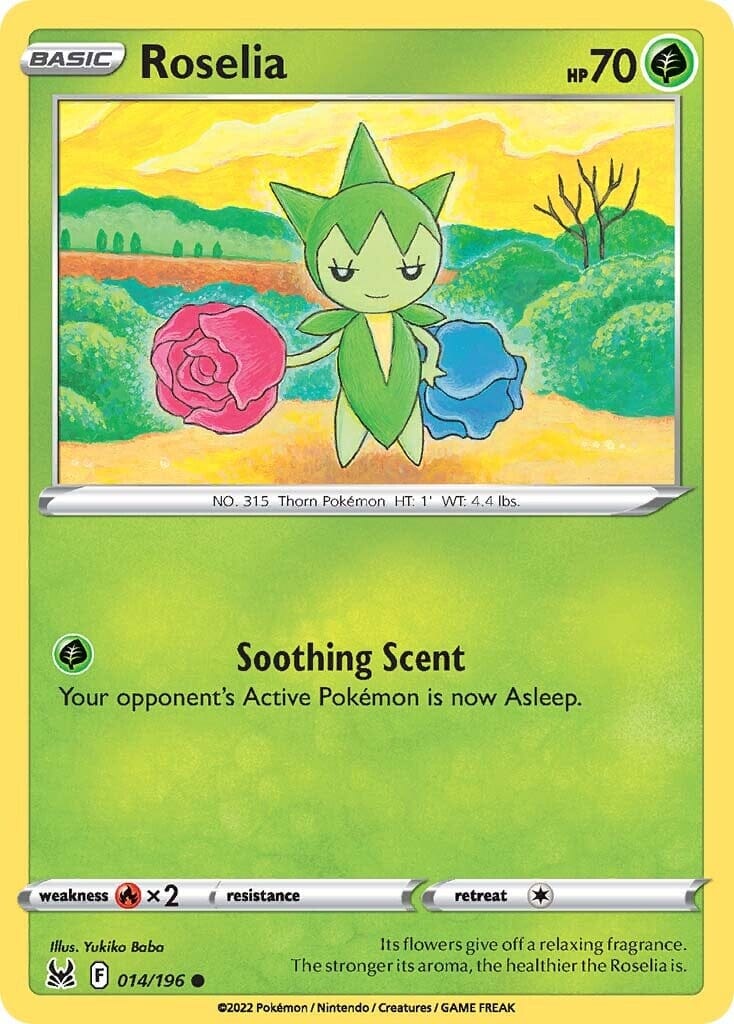 Roselia (014/196) [Sword & Shield: Lost Origin] Pokemon Single Pokémon  | Multizone: Comics And Games