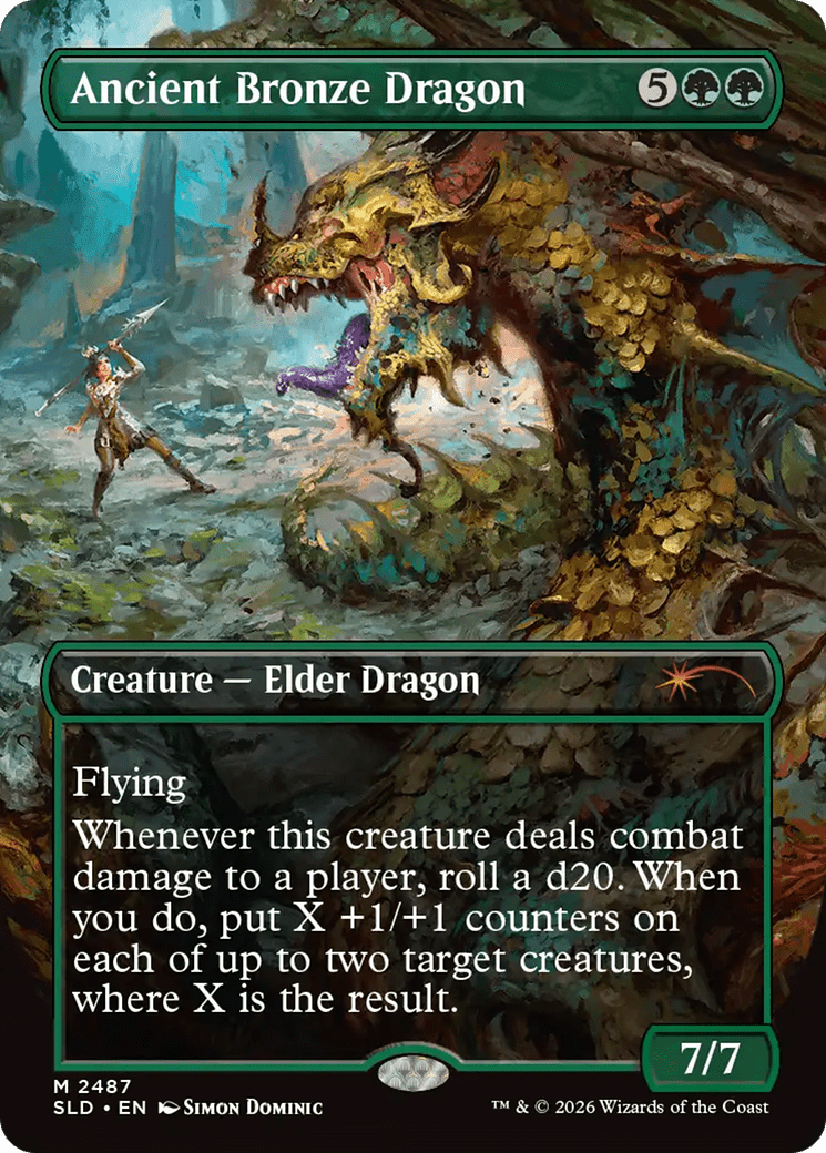 Ancient Bronze Dragon [Secret Lair Drop Series] MTG Single Magic: The Gathering  | Multizone: Comics And Games