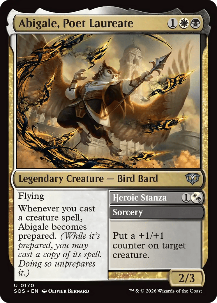Abigale, Poet Laureate [Secrets of Strixhaven] MTG Single Magic: The Gathering  | Multizone: Comics And Games