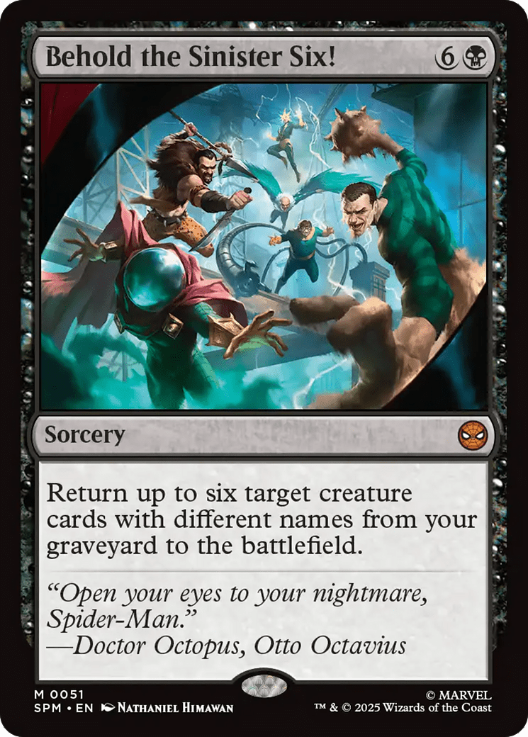Behold the Sinister Six! [Marvel's Spider-Man] MTG Single Magic: The Gathering  | Multizone: Comics And Games