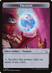 Treasure (20) // Phyrexian Hydra (12) Double-Sided Token [March of the Machine Tokens] MTG Single Magic: The Gathering  | Multizone: Comics And Games