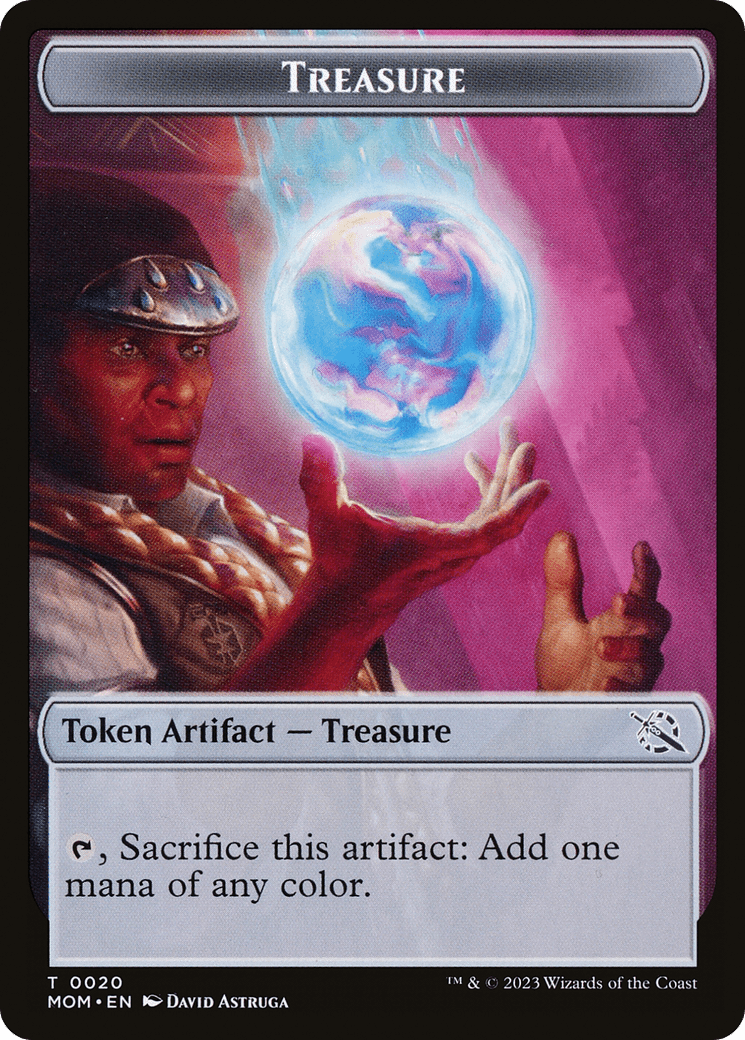Treasure (20) // Dinosaur Double-Sided Token [March of the Machine Tokens] MTG Single Magic: The Gathering  | Multizone: Comics And Games