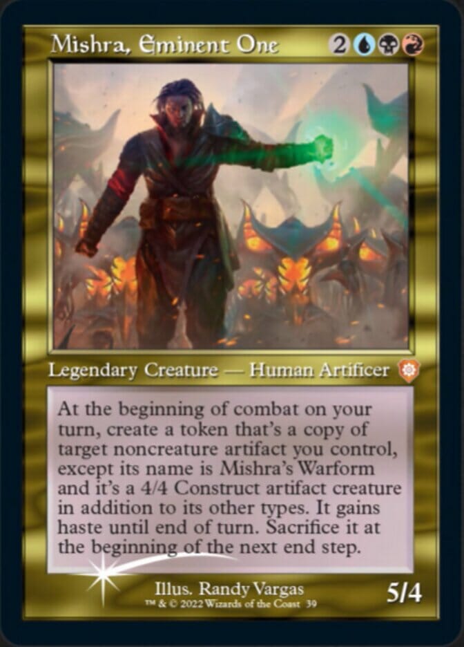Mishra, Eminent One (039) (Retro) (Display Commander) [The Brothers' War Commander] MTG Single Magic: The Gathering  | Multizone: Comics And Games
