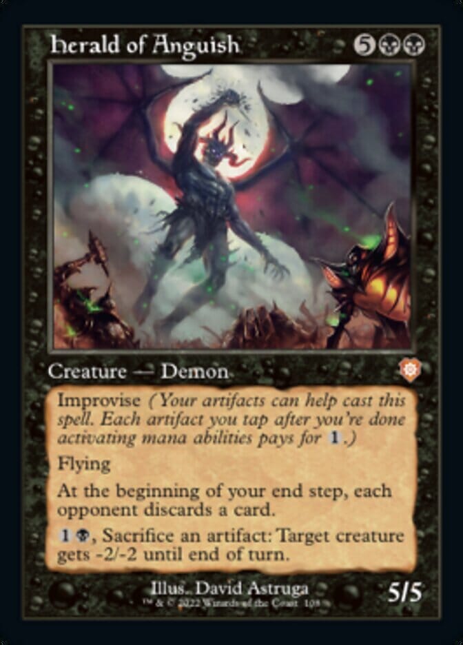 Herald of Anguish (Retro) [The Brothers' War Commander] MTG Single Magic: The Gathering  | Multizone: Comics And Games