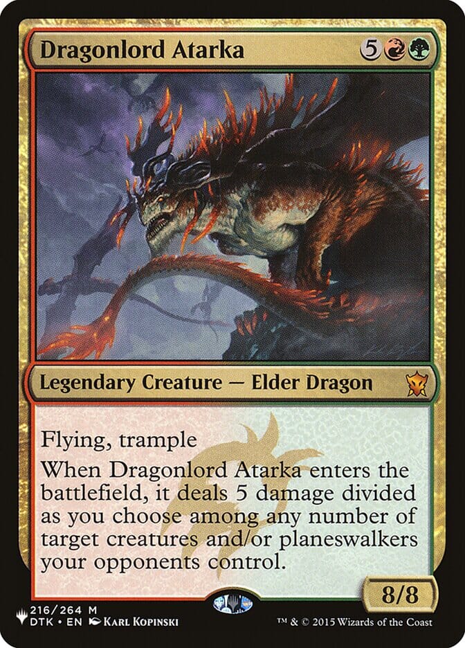Dragonlord Atarka [The List] MTG Single Magic: The Gathering  | Multizone: Comics And Games