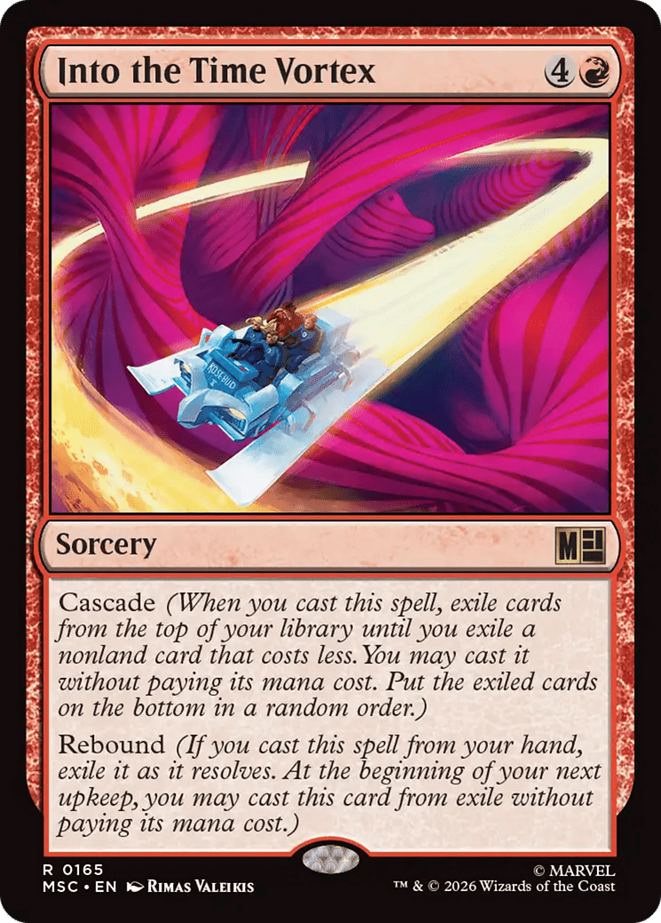Into the Time Vortex [Marvel Super Heroes Commander] MTG Single Magic: The Gathering  | Multizone: Comics And Games