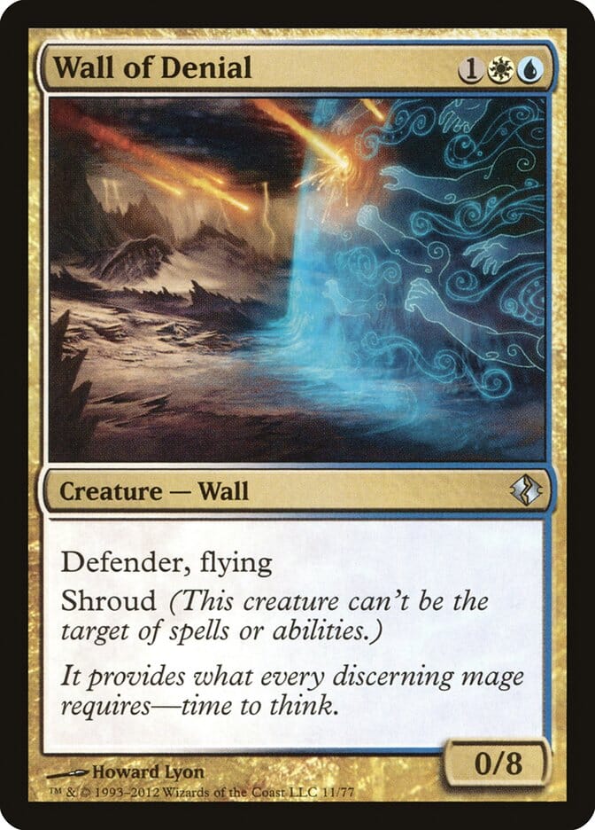Wall of Denial [Duel Decks: Venser vs. Koth] MTG Single Magic: The Gathering  | Multizone: Comics And Games