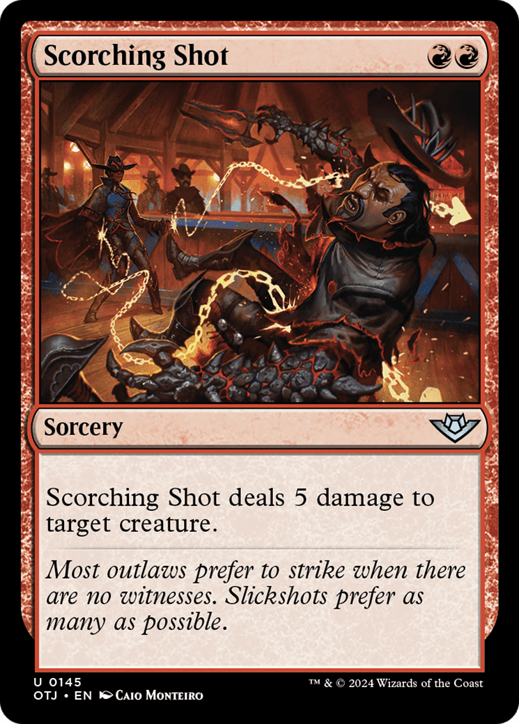 Scorching Shot [Outlaws of Thunder Junction] MTG Single Magic: The Gathering  | Multizone: Comics And Games