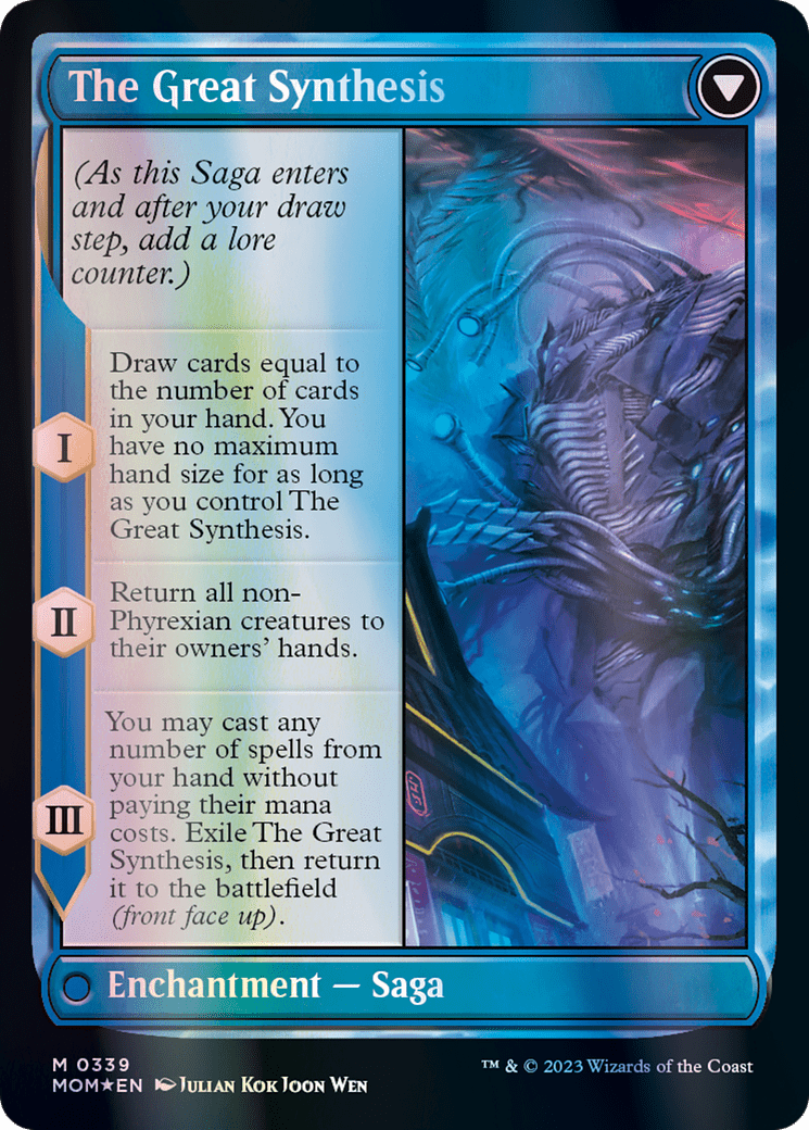 Jin-Gitaxias // The Great Synthesis (Serialized) [March of the Machine] MTG Single Magic: The Gathering  | Multizone: Comics And Games