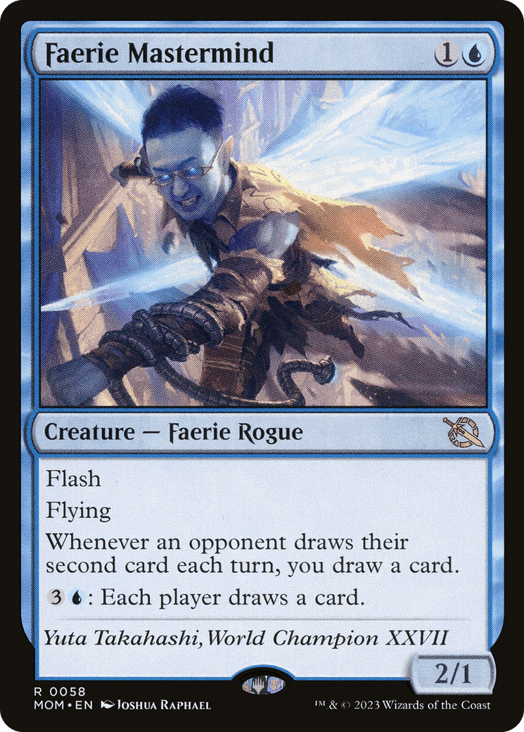 Faerie Mastermind [March of the Machine] MTG Single Magic: The Gathering  | Multizone: Comics And Games