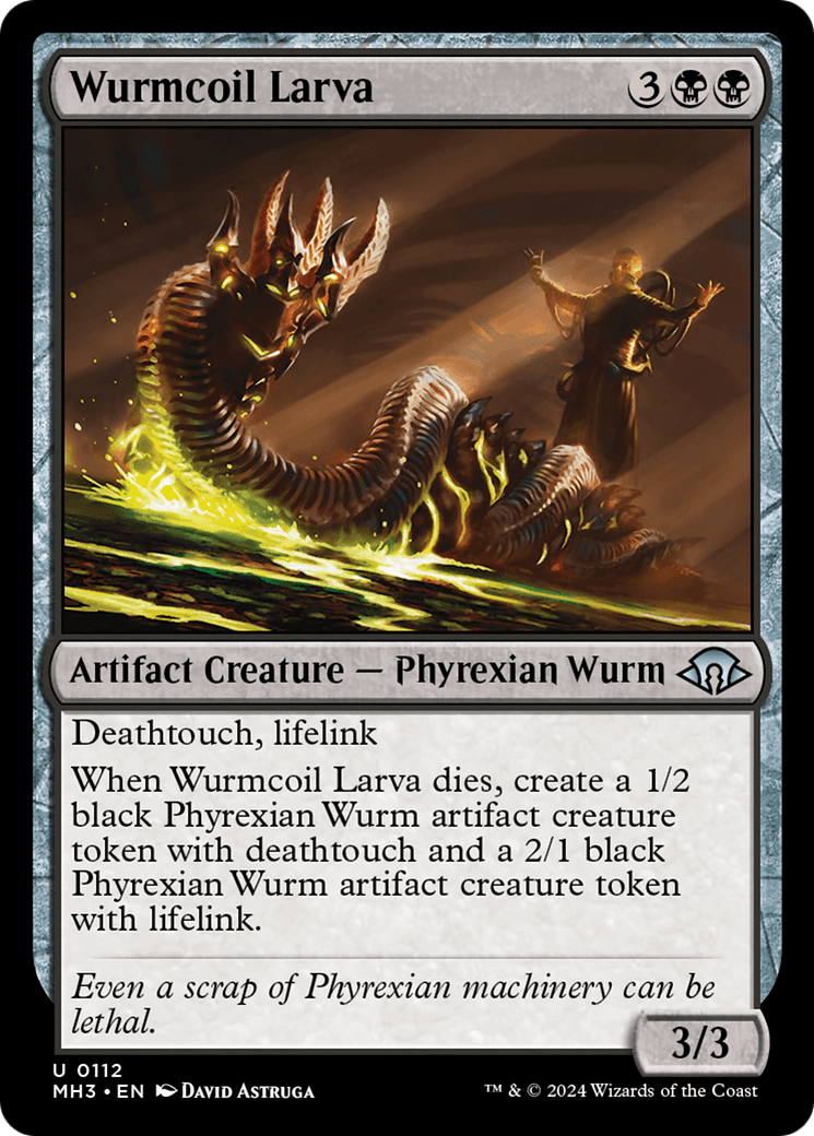 Wurmcoil Larva [Modern Horizons 3] MTG Single Magic: The Gathering  | Multizone: Comics And Games