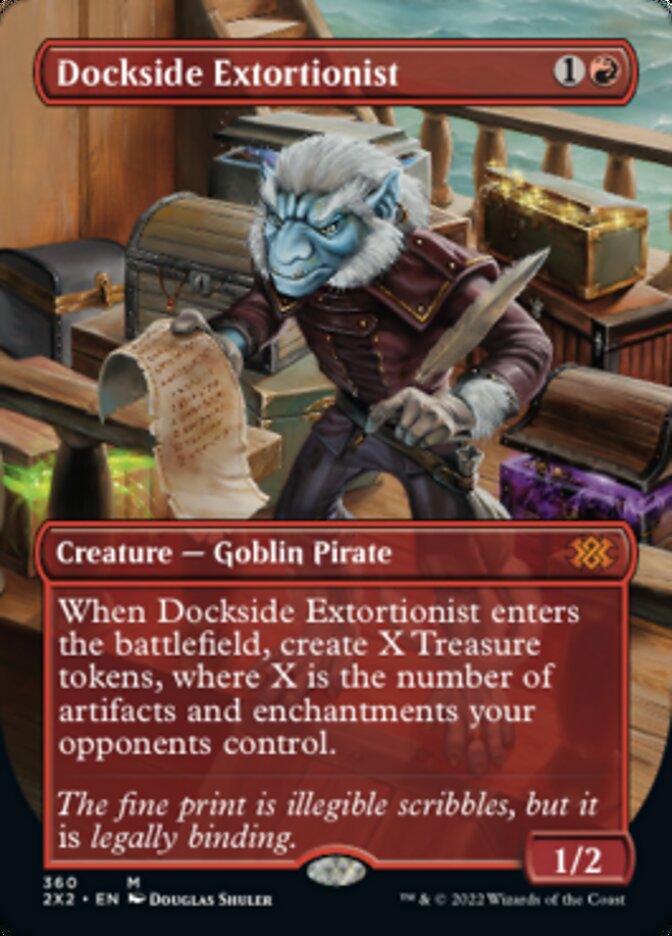 Dockside Extortionist (Borderless Alternate Art) [Double Masters 2022] | Multizone: Comics And Games