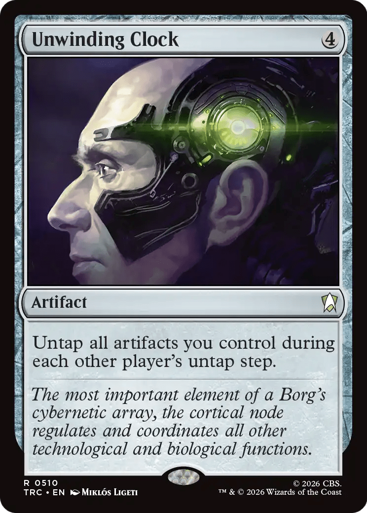 Unwinding Clock (Surge Foil) [Star Trek Commander] MTG Single Magic: The Gathering  | Multizone: Comics And Games