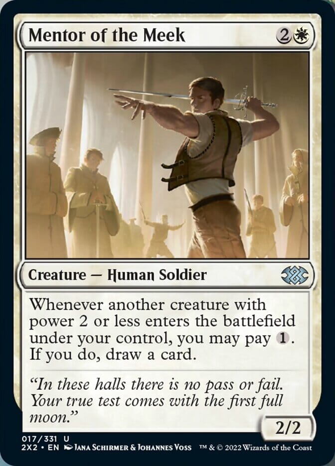 Mentor of the Meek [Double Masters 2022] MTG Single Magic: The Gathering  | Multizone: Comics And Games