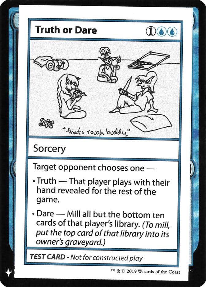 Truth or Dare [Mystery Booster Playtest Cards] MTG Single Magic: The Gathering  | Multizone: Comics And Games