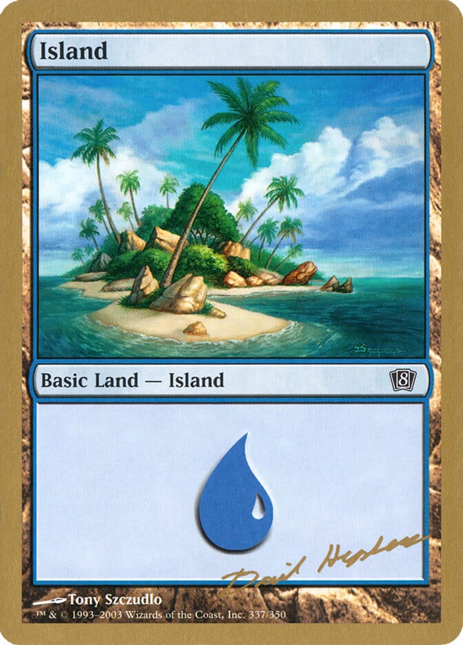 Island (dh337) (Dave Humpherys) [World Championship Decks 2003] MTG Single Magic: The Gathering  | Multizone: Comics And Games