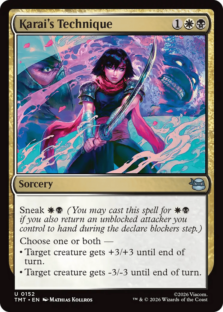 Karai's Technique [Teenage Mutant Ninja Turtles] MTG Single Magic: The Gathering  | Multizone: Comics And Games
