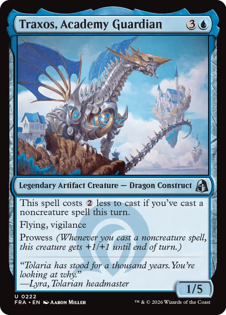 Traxos, Academy Guardian [Reality Fracture] MTG Single Magic: The Gathering  | Multizone: Comics And Games