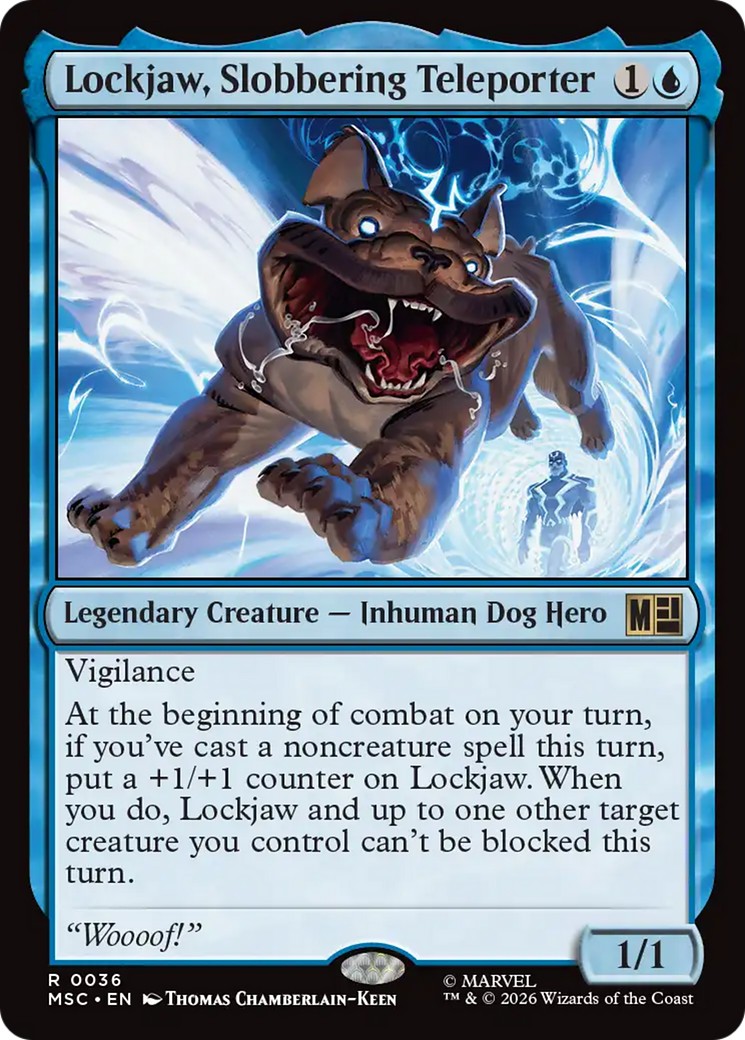 Lockjaw, Slobbering Teleporter (Surge Foil) [Marvel Super Heroes Commander] | Multizone: Comics And Games