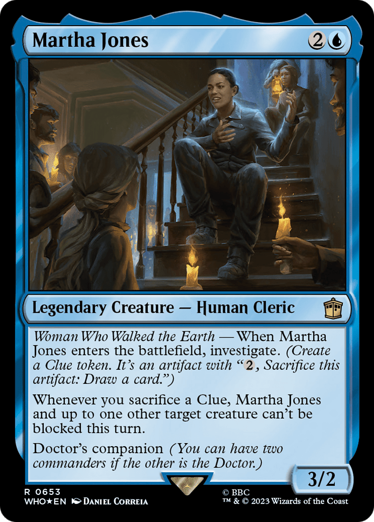 Martha Jones (Surge Foil) [Doctor Who] MTG Single Magic: The Gathering  | Multizone: Comics And Games