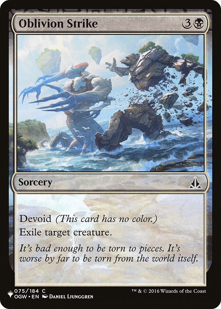 Oblivion Strike [The List] MTG Single Magic: The Gathering  | Multizone: Comics And Games