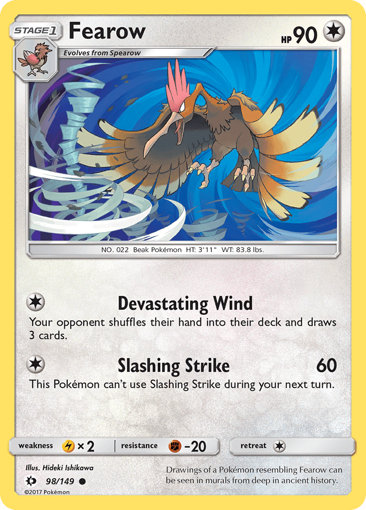 Fearow (98/149) [Sun & Moon: Base Set] Pokemon Single Pokémon  | Multizone: Comics And Games