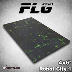 40k Game mats 6'x4' Multizone: Comics And Games Robot city  | Multizone: Comics And Games