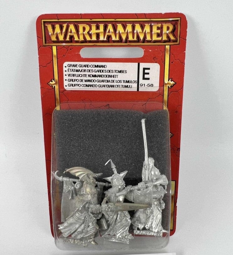 GRAVE GUARD COMMAND (METAL) Games Workshop Games Workshop  | Multizone: Comics And Games