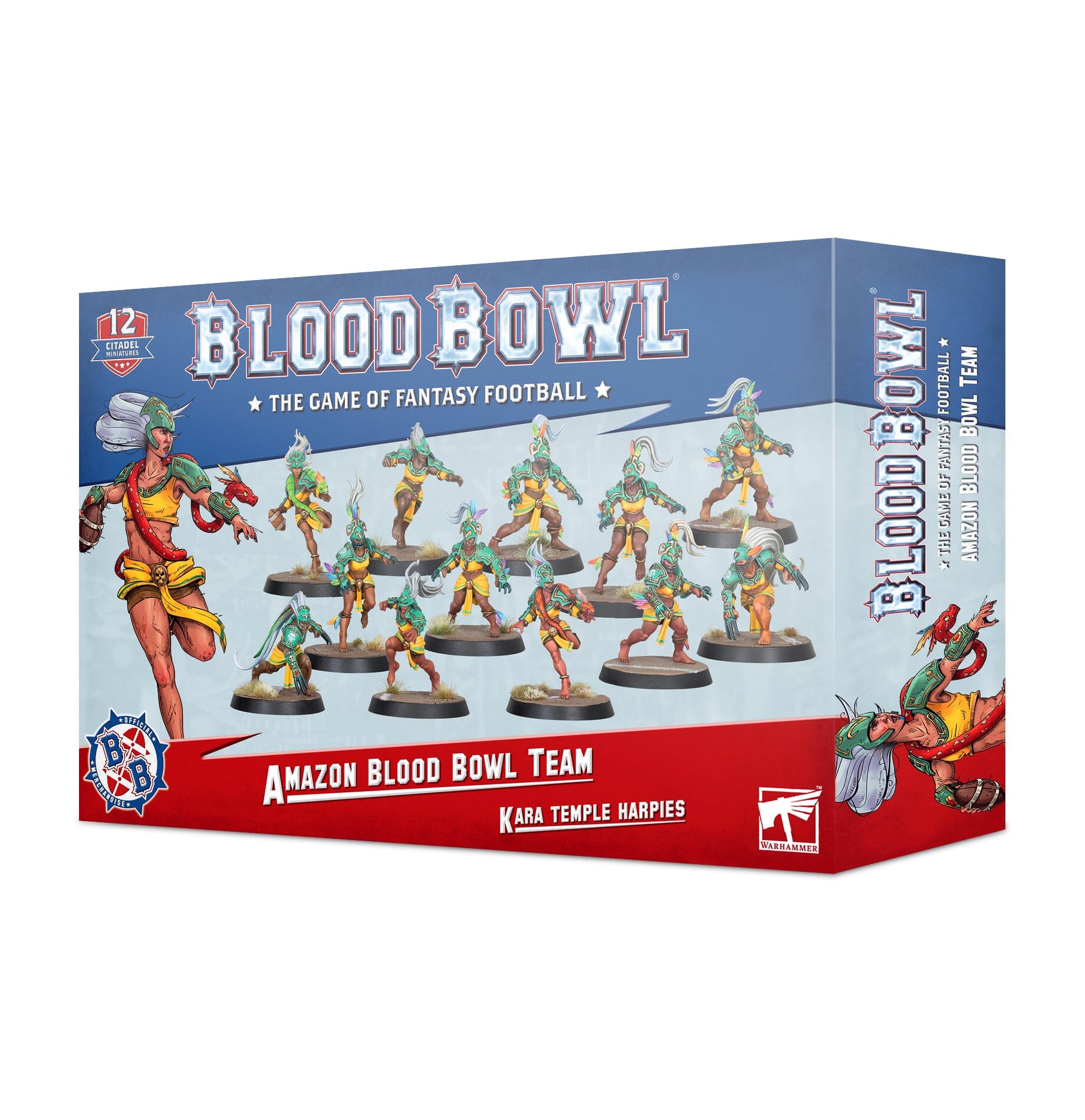 Amazon Blood Bowl Team: Kara Temple Harpies Miniature Game Games Workshop  | Multizone: Comics And Games
