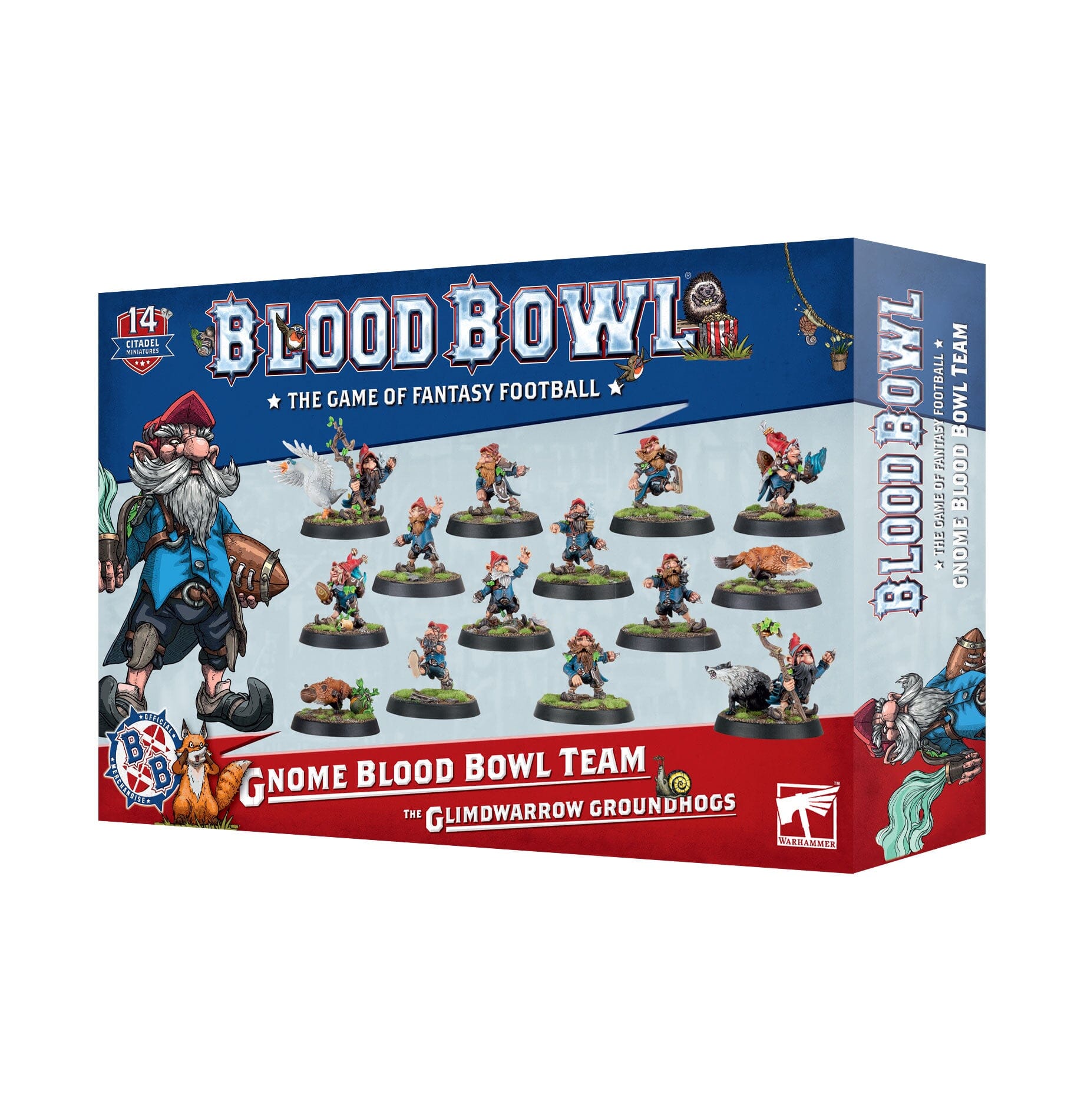 Gnome Blood Bowl Team: The Glimdwarrow Groundhogs Miniature Game Games Workshop  | Multizone: Comics And Games