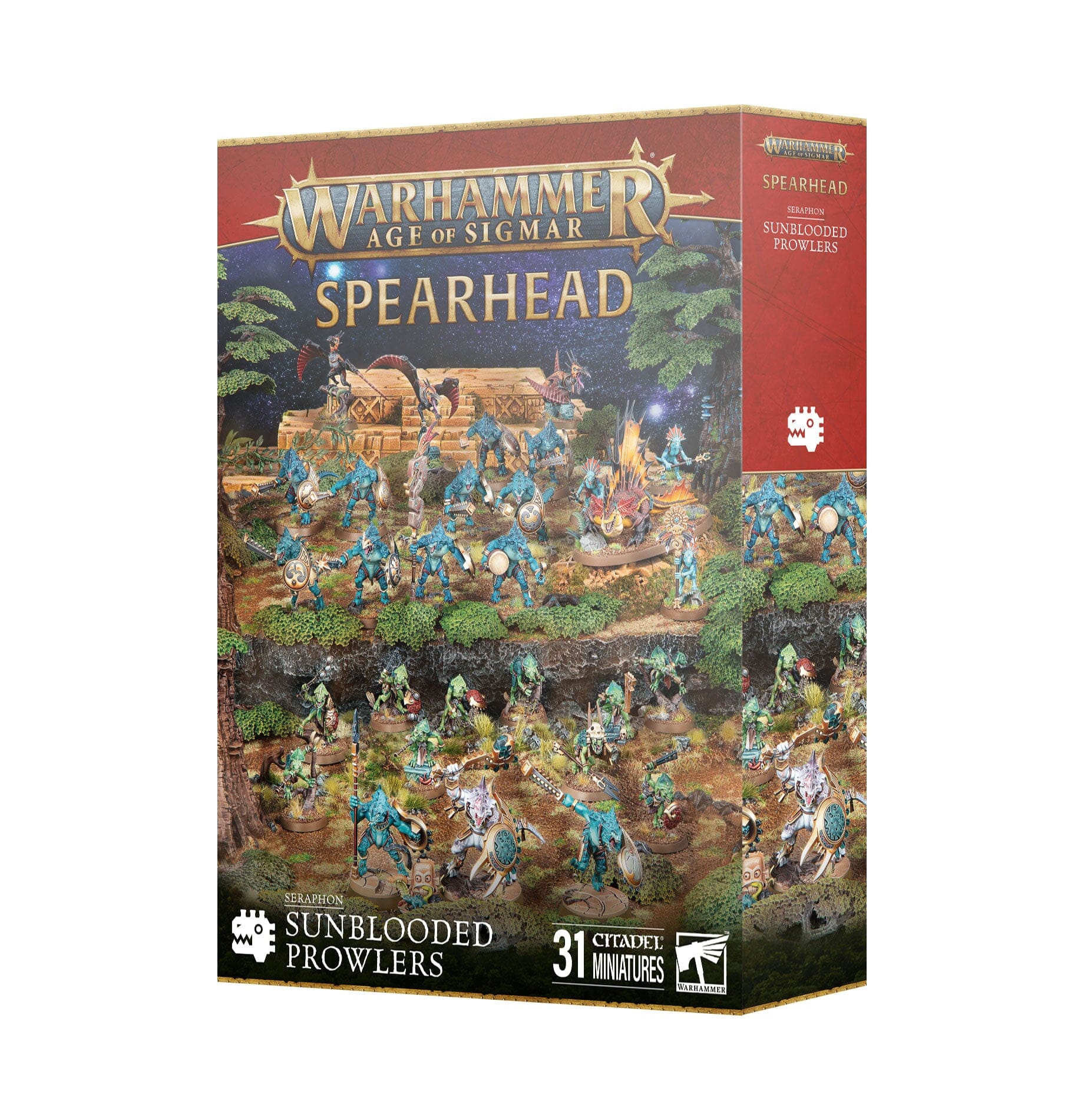 Spearhead: Seraphon - Sunblooded Prowlers preorder Miniature Game Games Workshop  | Multizone: Comics And Games
