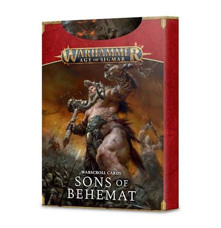 Warscroll cards sons of Behemat (Eng) (pre order 09/26/2026) | Multizone: Comics And Games