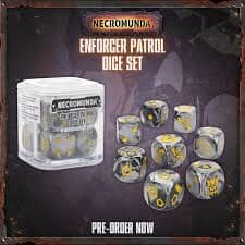 Necromunda: Bastion of Law Gang Dice Set (Pre-order 27/09/2025) Necromunda Games Workshop  | Multizone: Comics And Games