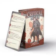 Critical Hits Card Deck - Outcomes for GMs (5e) Role Playing Game Nord Games  | Multizone: Comics And Games