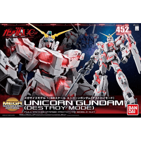 Mega Size Model - 1/48 Scale Unicorn Gundam [Destroy Mode] gunpla Bandai  | Multizone: Comics And Games