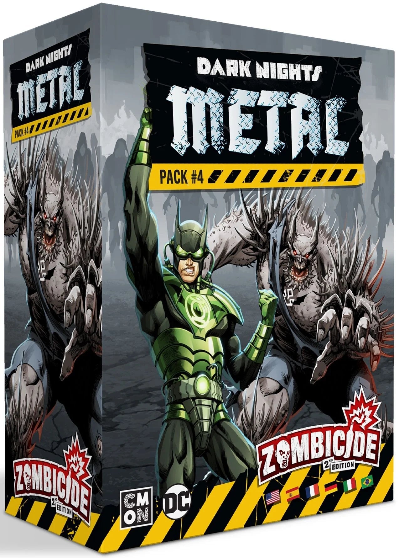 Zombicide 2nd Edition: Dark Nights Metal pack #4: Survivors & Abominations set Miniature Game CMON  | Multizone: Comics And Games