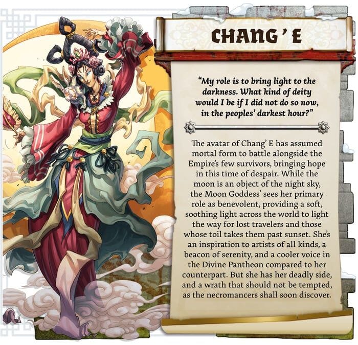 Zombicide: White Death - Chang' E and Hou Yi Miniatures CMON  | Multizone: Comics And Games