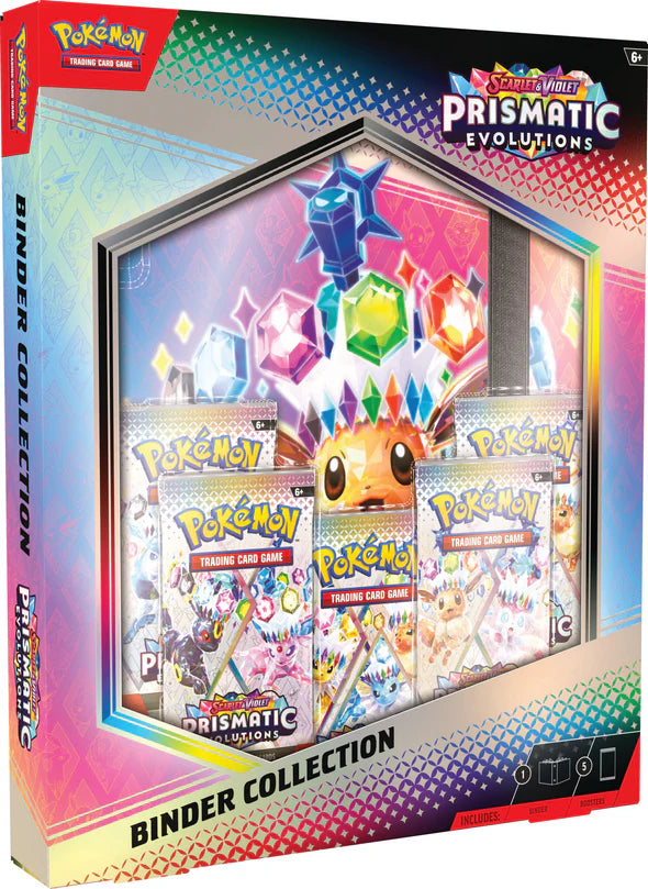 Prismatic Evolutions Binder Collection | Multizone: Comics And Games