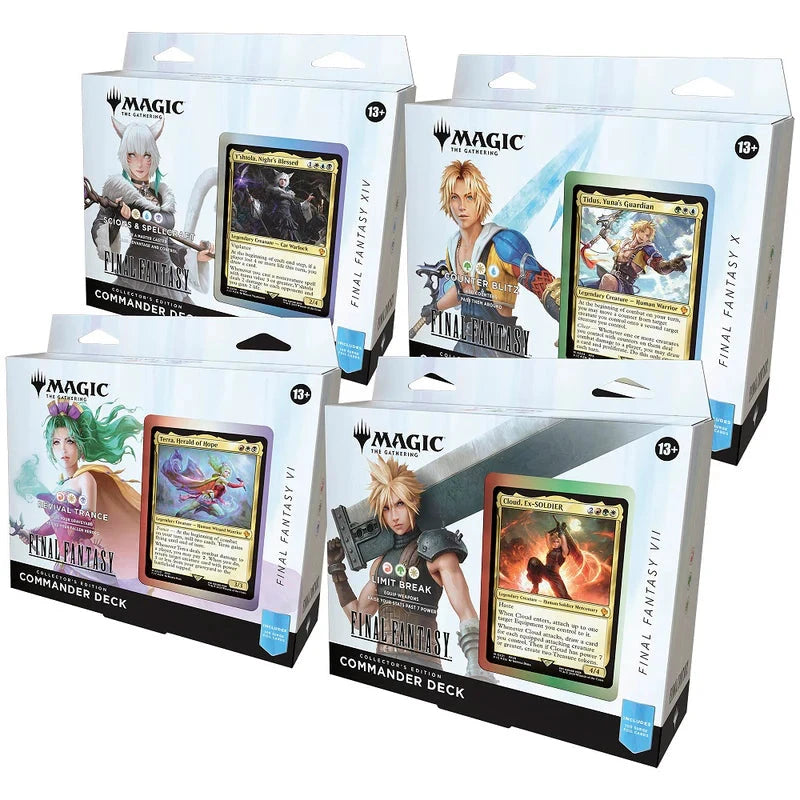 Final Fantasy Collector Commander Decks preorder Magic The Gathering Wizards of the Coast Revival Trance  | Multizone: Comics And Games