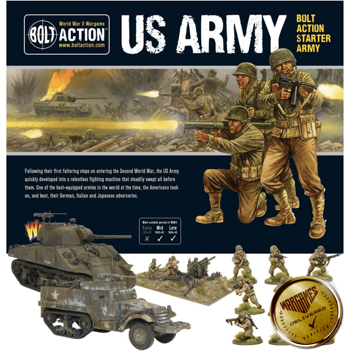 US Army Starter Set army Miniature Game Warlord Games  | Multizone: Comics And Games