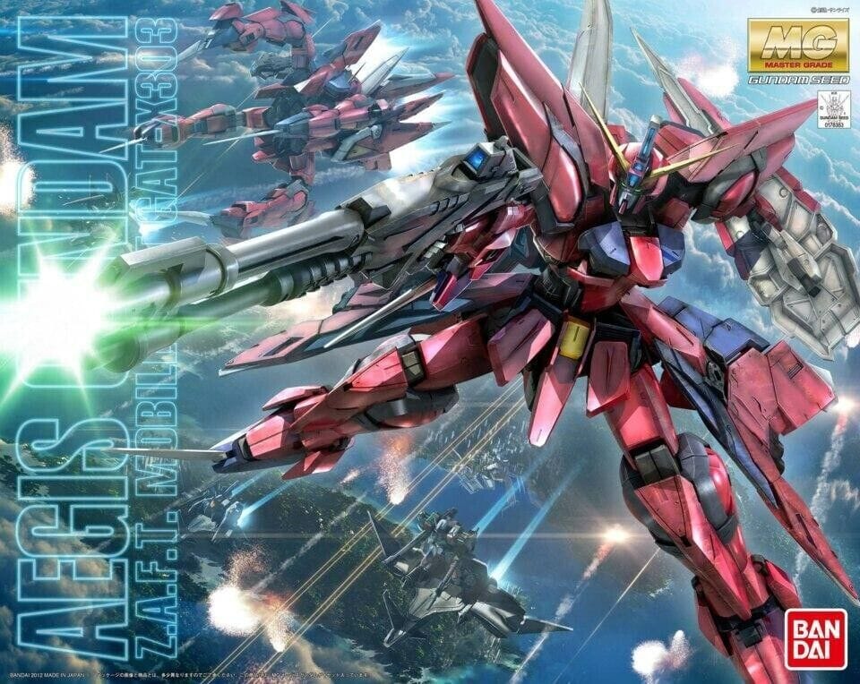 Master Grade: Aegis Gundam - Z.A.F.T Mobile Suit GAT-X303 Model Kit Bandai  | Multizone: Comics And Games