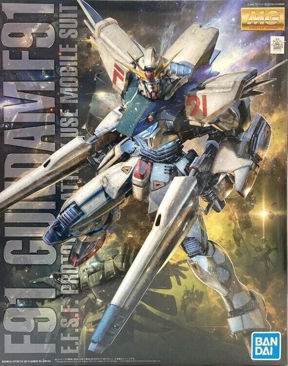 Master Grade: F91 Gundam F91 - E.F.S.F. Prototype Attack Use Mobile Suit Model Kit Bandai  | Multizone: Comics And Games