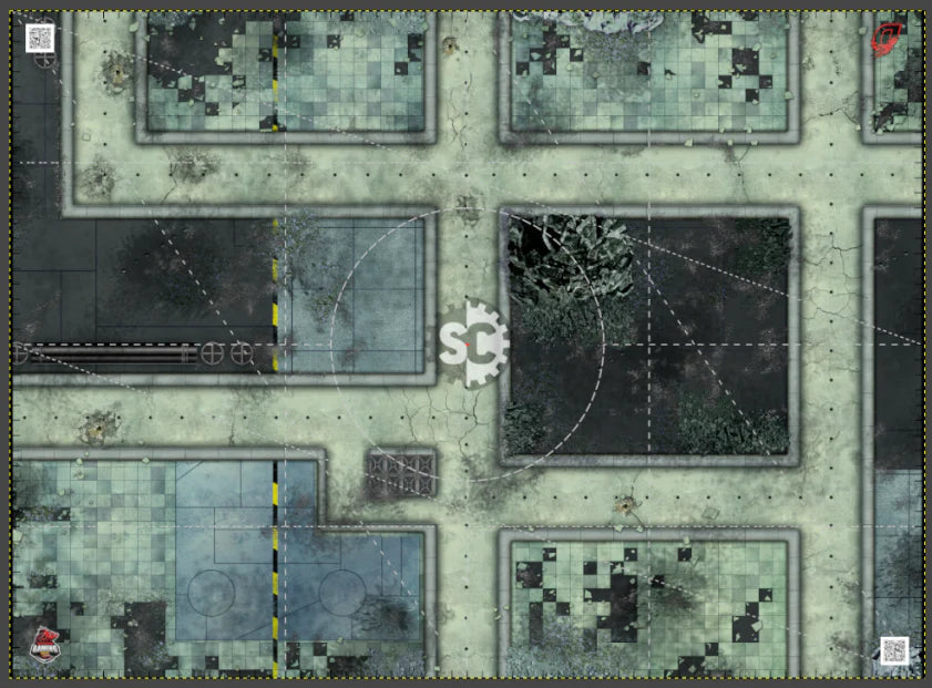 40k Game Mats Multizone: Comics And Games Toxic Wasteland  | Multizone: Comics And Games