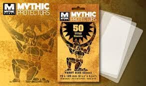 Mythic Protectors Sleeves Multizone: Comics And Games Mini-Euro Size (Clear)  | Multizone: Comics And Games